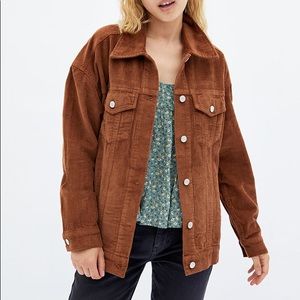 Pacsun oversized corduroy trucker jacket.